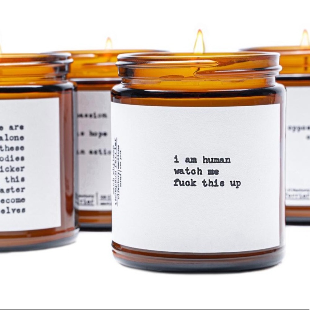 Poetry Candle